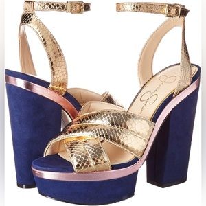 JESSICA SIMPSON LAVADA | Vintage Inspired | Platform | Heels | Dress Sandals